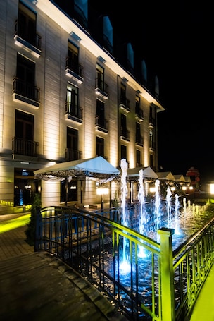 Front of property - evening/night