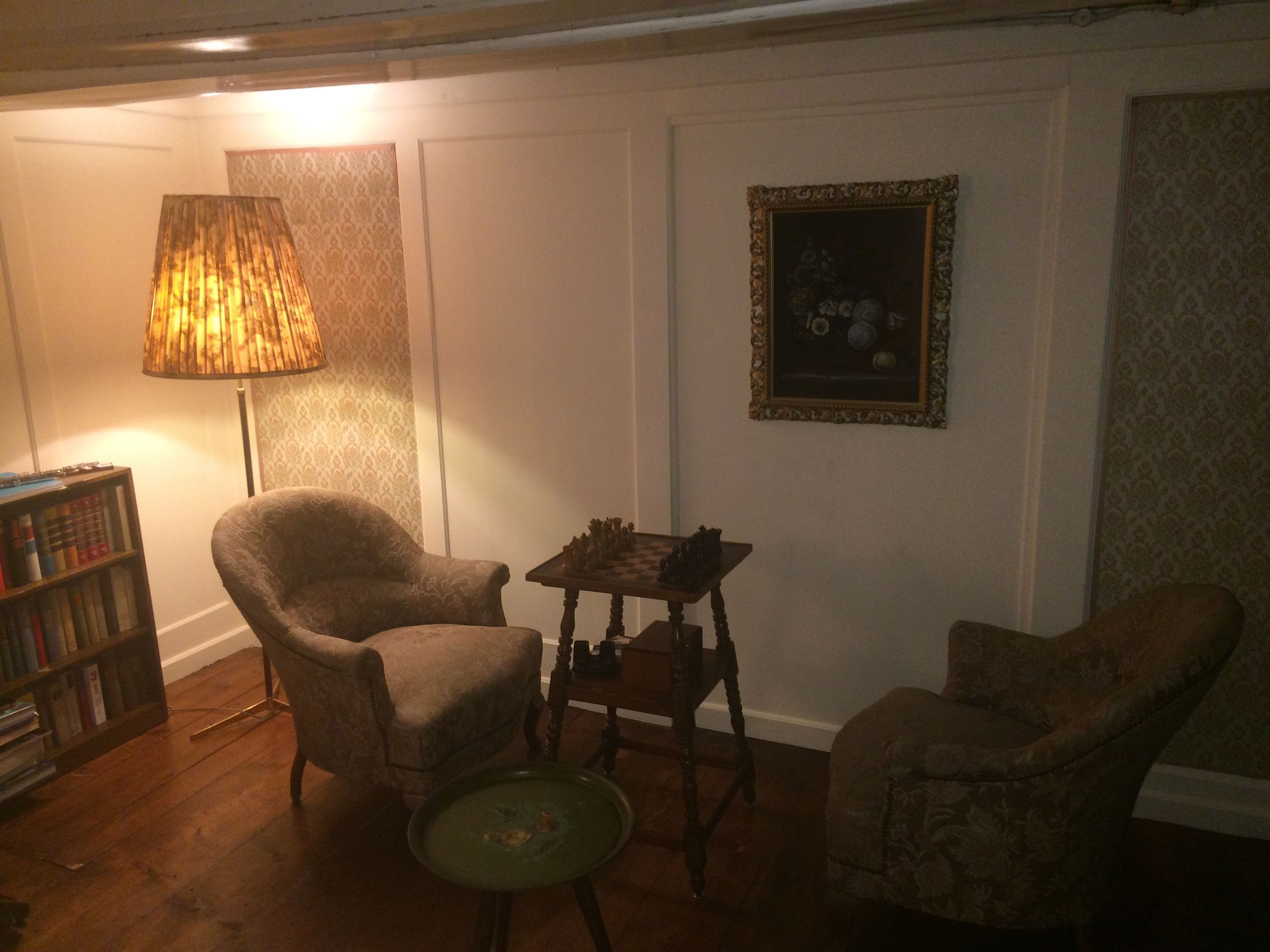 獨棟房屋, 多間臥室, 山景, 山間 | 起居區 | 壁爐