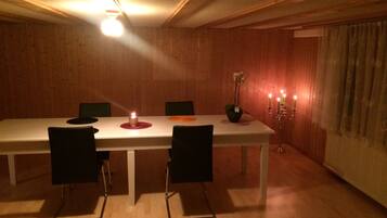 Chalet | Living area | Fireplace