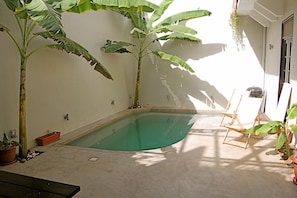 Indoor pool, outdoor pool