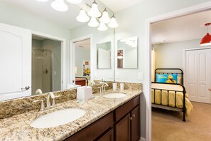 Family Villa, 6 Bedrooms, Non Smoking, Garden Area | Bathroom - Villa Oasis Sunset 6 Bedroom Reunion (Davenport)