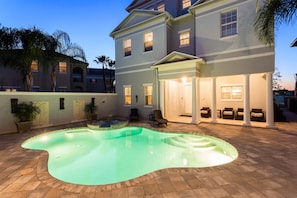 Family Villa, 6 Bedrooms, Garden Area | Outdoor pool - Villa Over Million Breathtaking Views 7 Bedroom Reunion (Kissimmee)