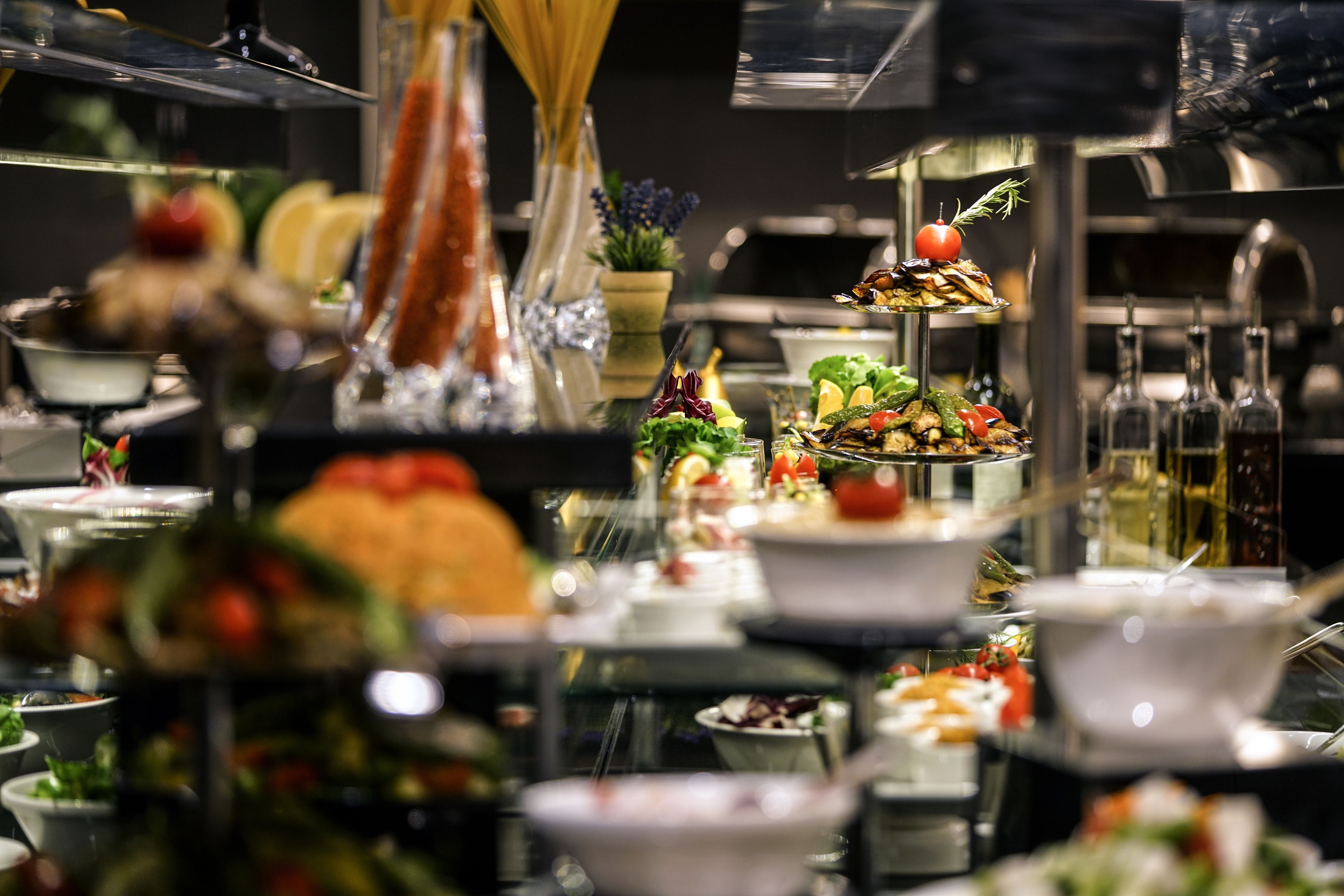 buffet breakfast for a fee