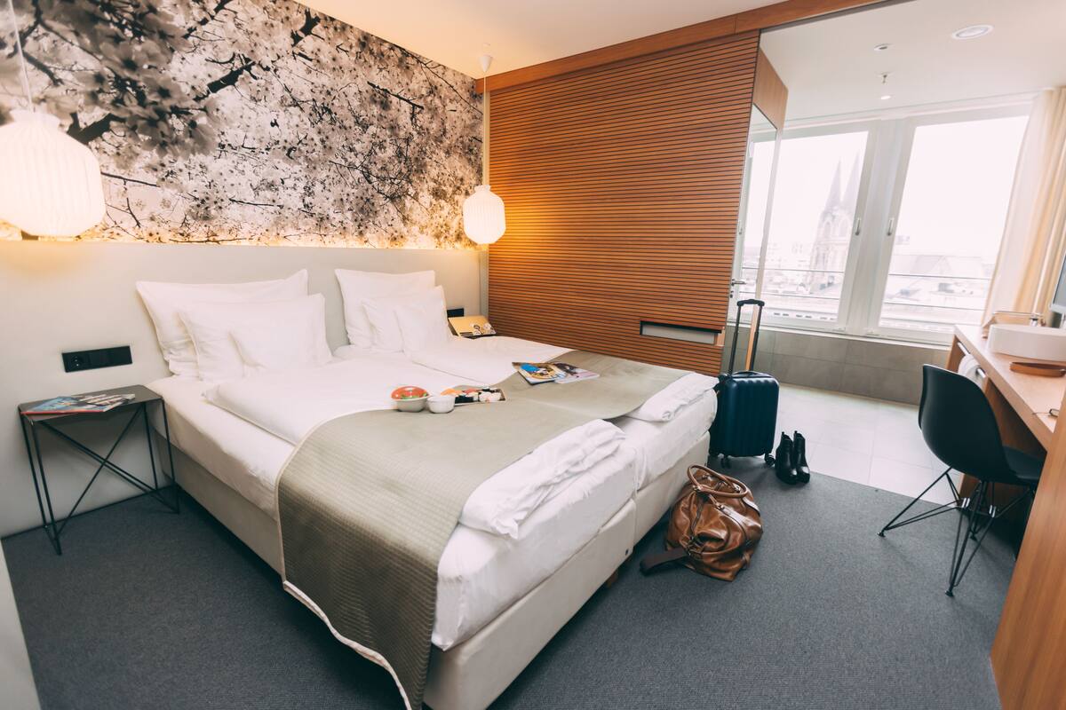 1 bedroom, hypo-allergenic bedding, in-room safe, desk