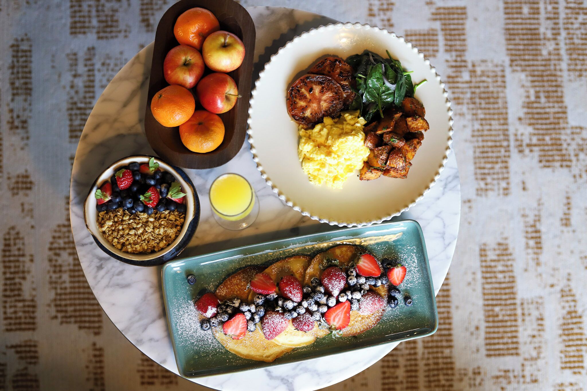 daily cooked-to-order breakfast (usd 20 per person)