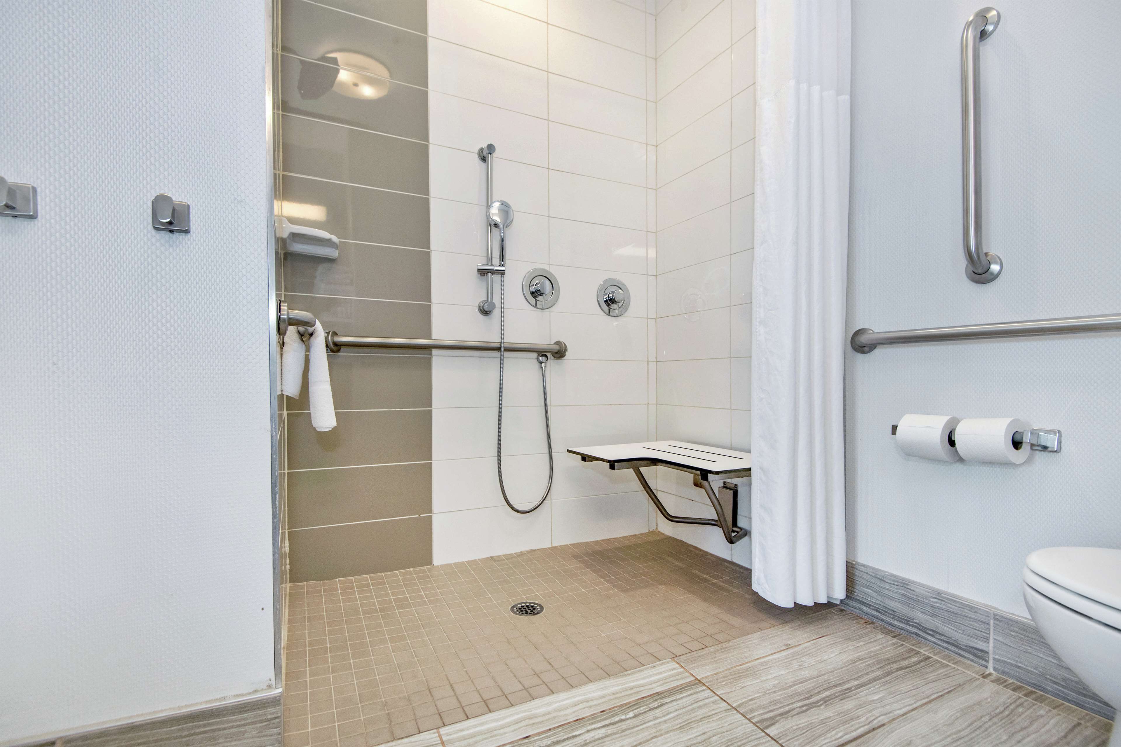 suite, 1 king bed, non smoking | bathroom shower