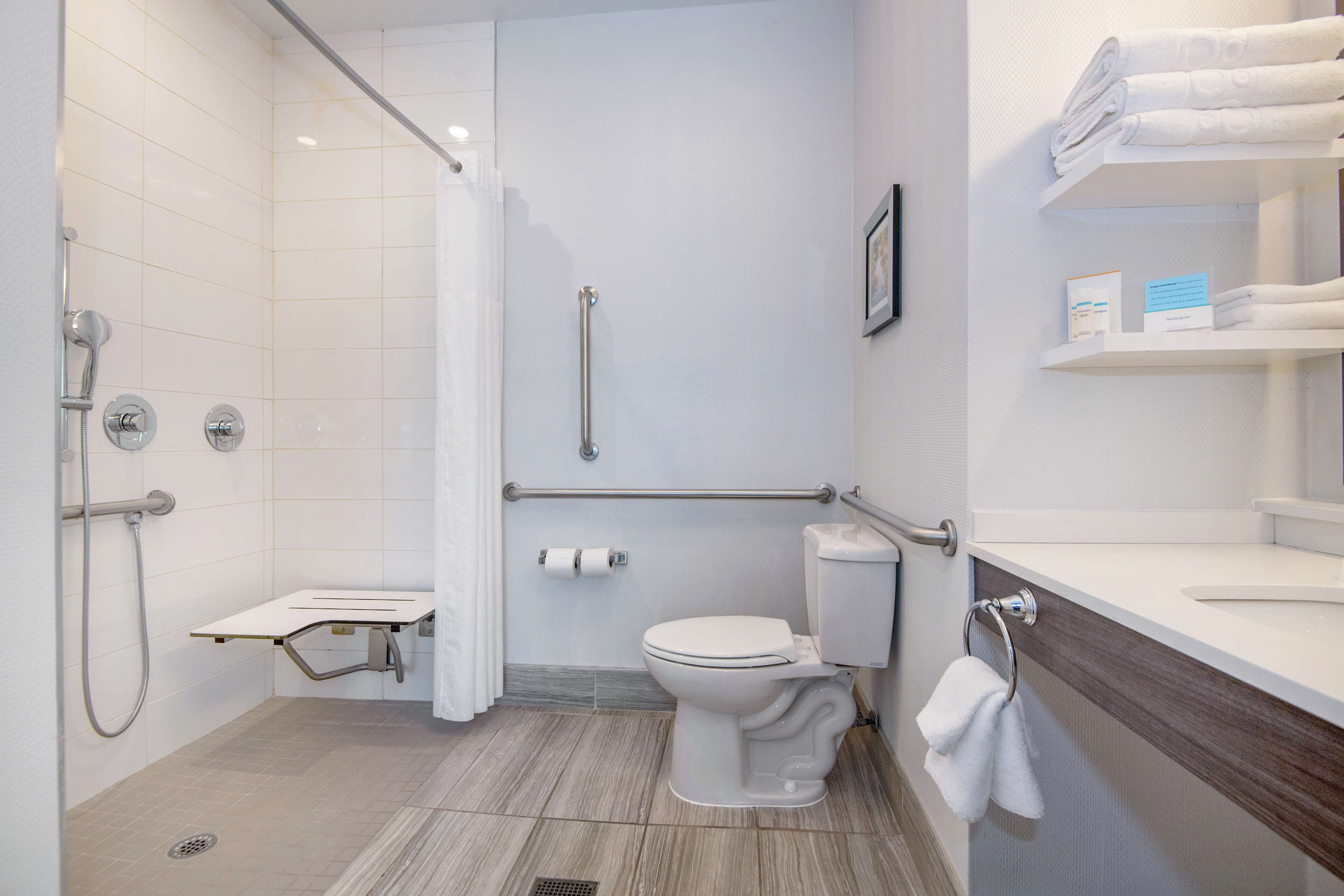 suite, 1 king bed, non smoking | bathroom shower