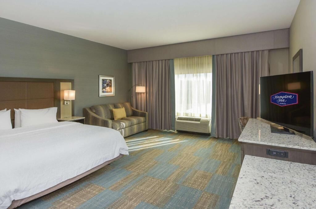 In-room safe, desk, laptop workspace, blackout drapes