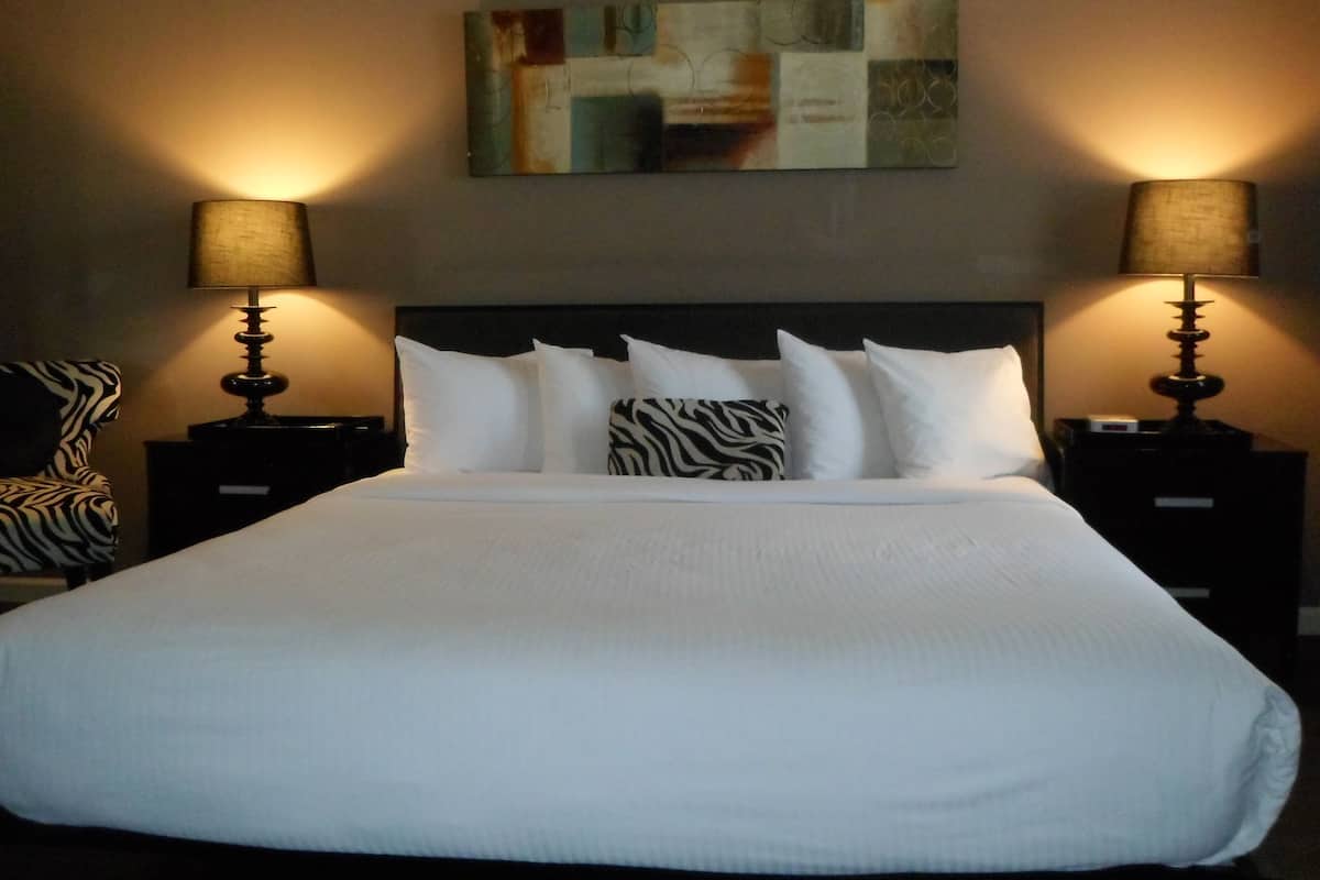 Classic Studio Suite, 1 King Bed, Kitchenette | Iron/ironing board, WiFi (free)
