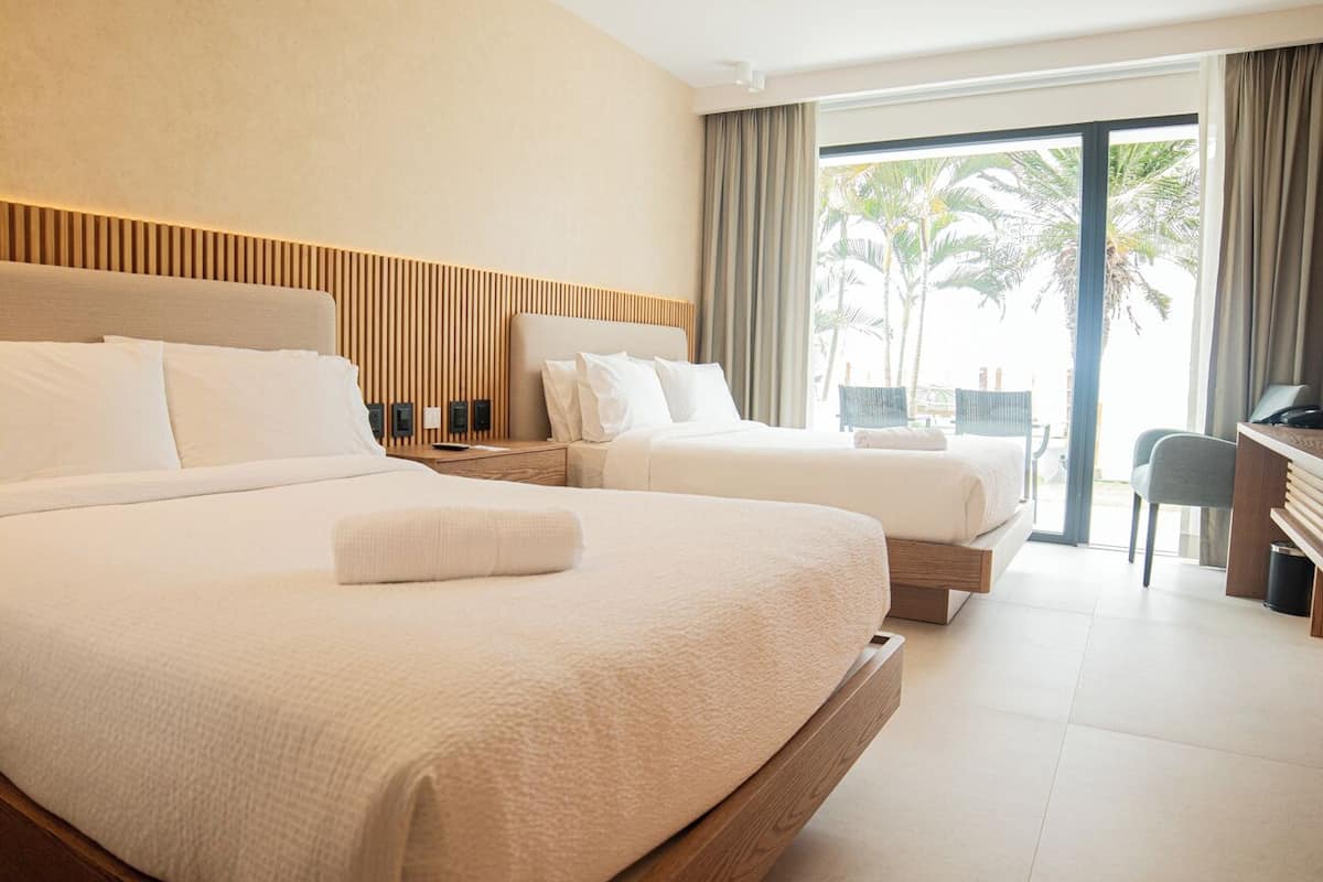 In-room safe, desk, laptop workspace, soundproofing