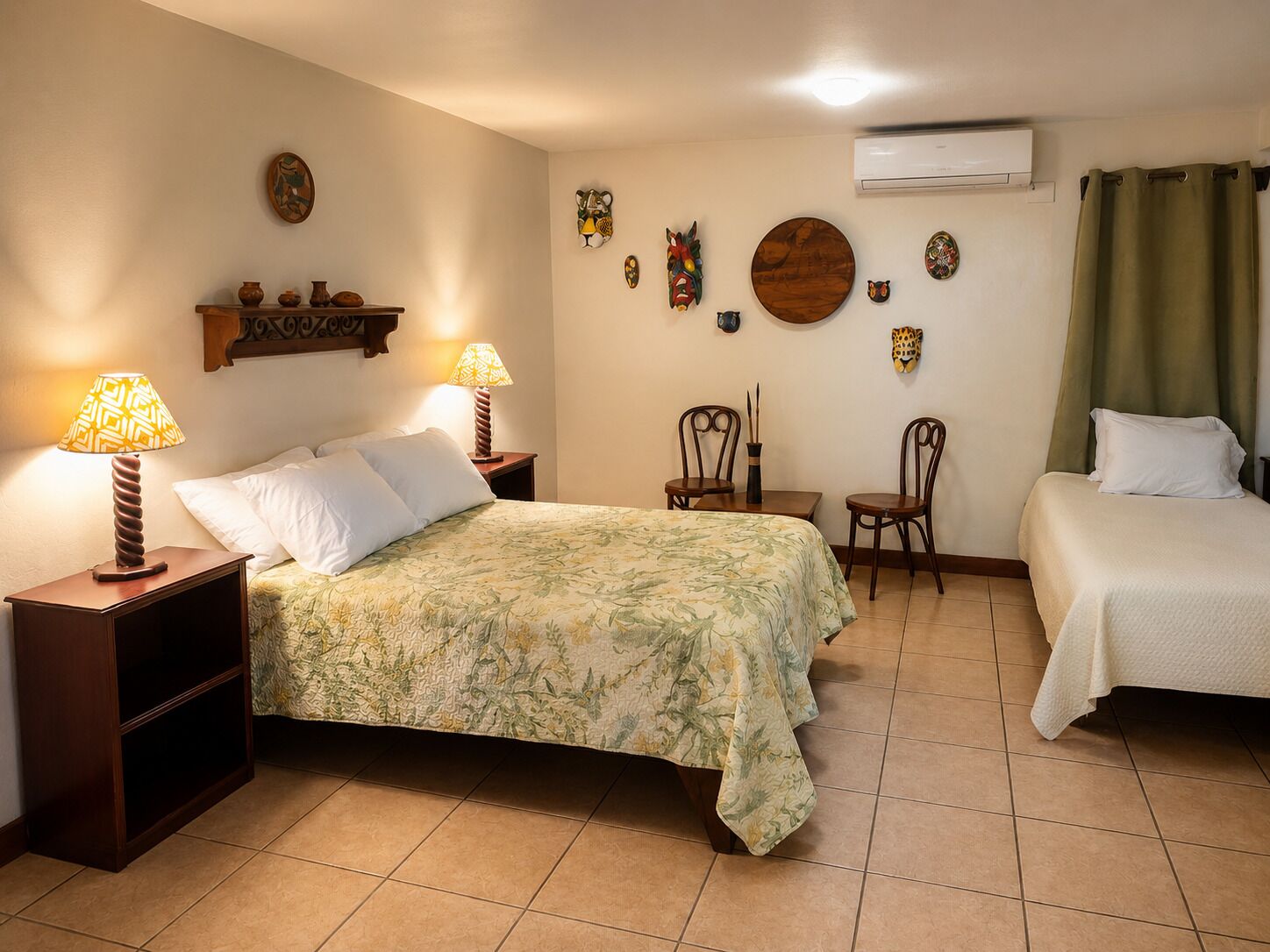 Premium bedding, pillowtop beds, individually decorated