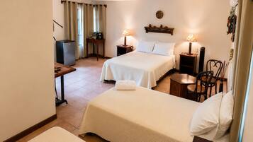 Comfort Twin Room, Terrace, Garden View | Premium bedding, pillow-top beds, desk, laptop workspace