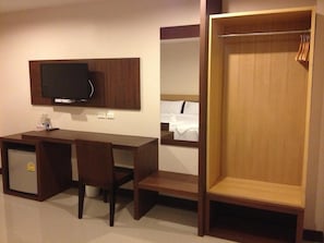 Minibar, in-room safe, desk, blackout curtains