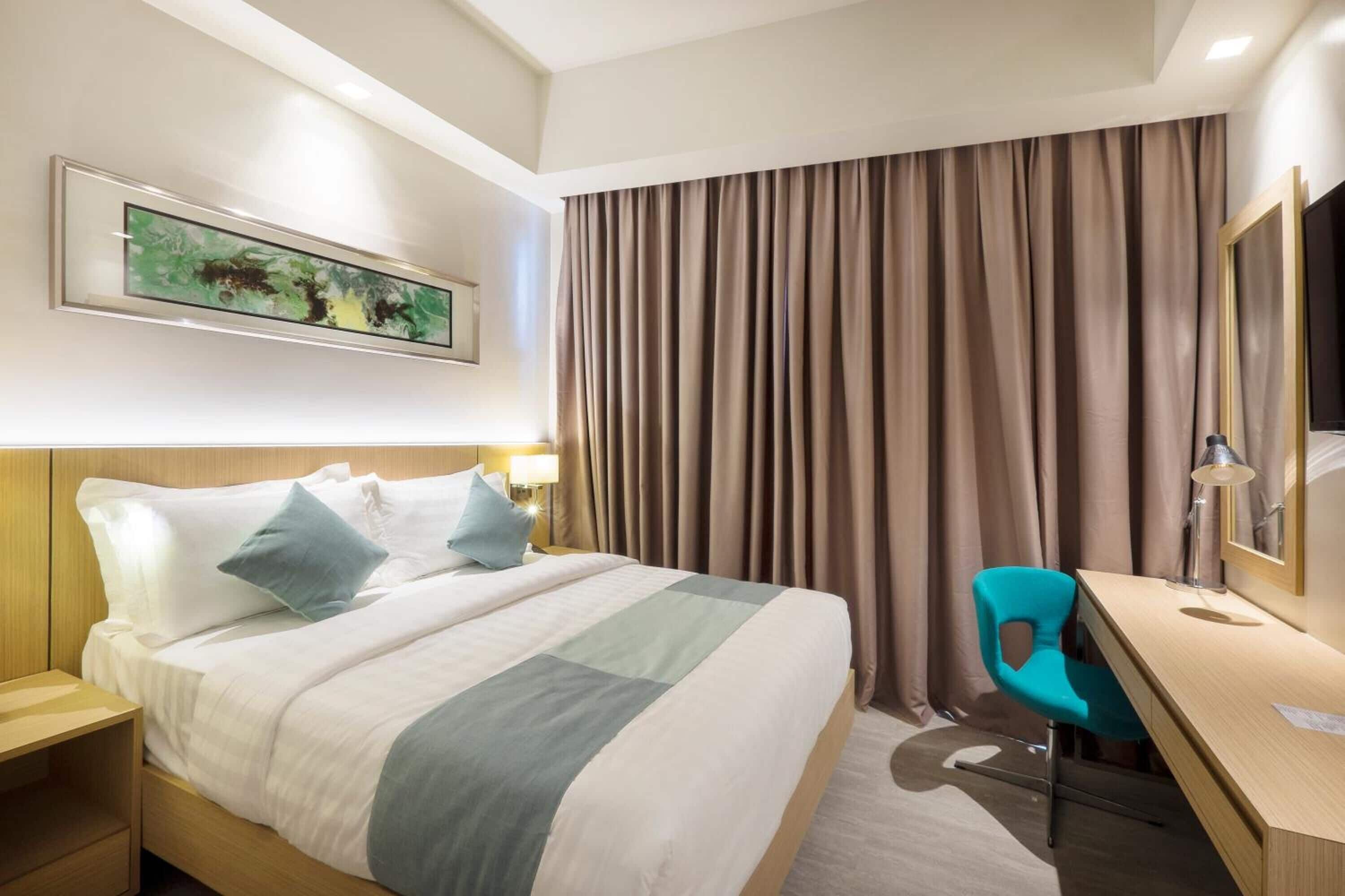 premium bedding, pillow-top beds, in-room safe, individually decorated