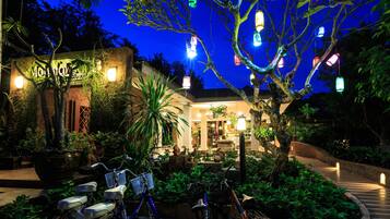 Front of property – evening/night