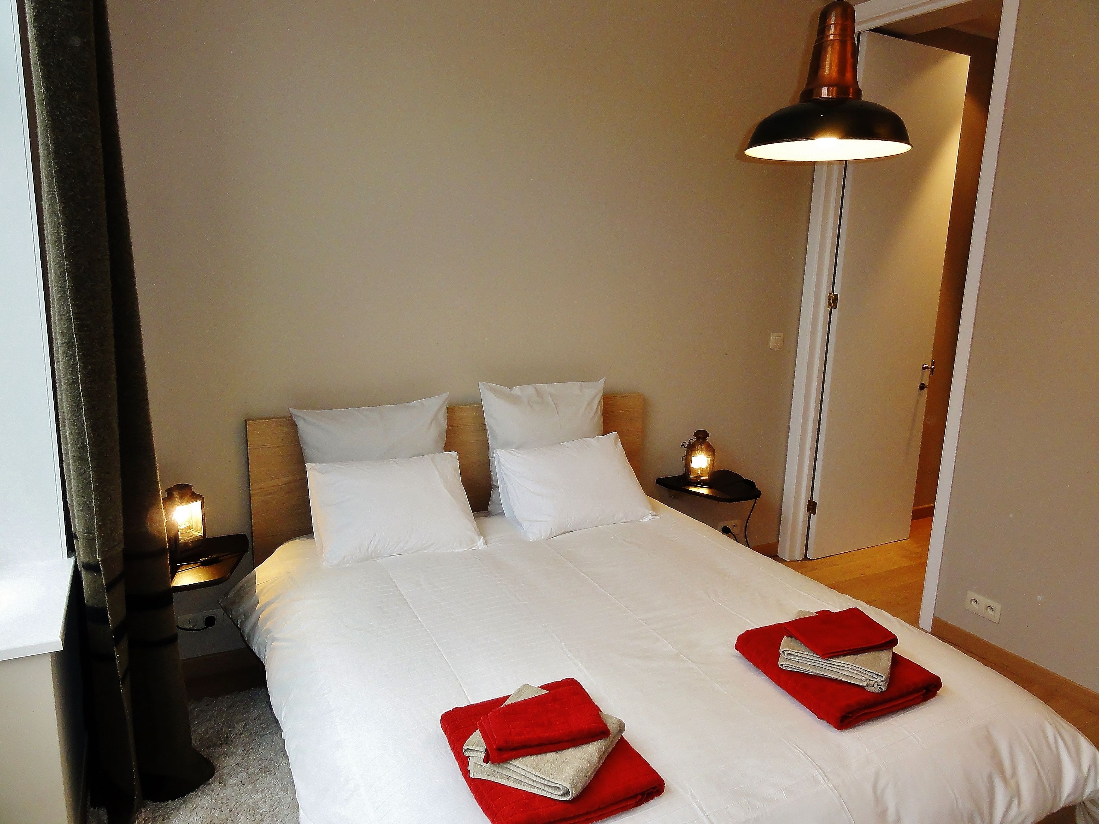 Appartement, 1 slaapkamer (La 12) | Luxe beddengoed, verduisterende gordijnen, een strijkplank/strijkijzer