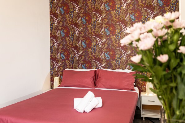 Double Room | Frette Italian sheets, premium bedding, down duvets - Bed and Breakfast Università (Catania)