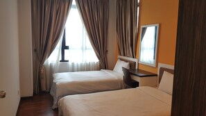 Desk, iron/ironing board, rollaway beds, free WiFi