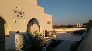 Double or Twin Room, Garden View (Partial Pool View) | In-room safe, desk, laptop workspace, soundproofing - Daylight (Santorini)