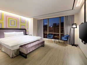 Down duvets, free minibar, in-room safe, blackout curtains