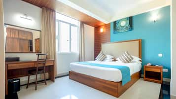 Deluxe Double Room with Balcony and Parital View | 1 bedroom, Egyptian cotton sheets, premium bedding, down comforters