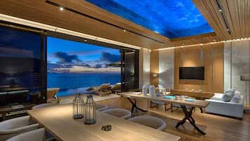 Three Bedroom Residence | Living area | Flat-screen TV, MP3 dock