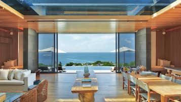 Four Bedroom Residence | Living area | Flat-screen TV, MP3 dock