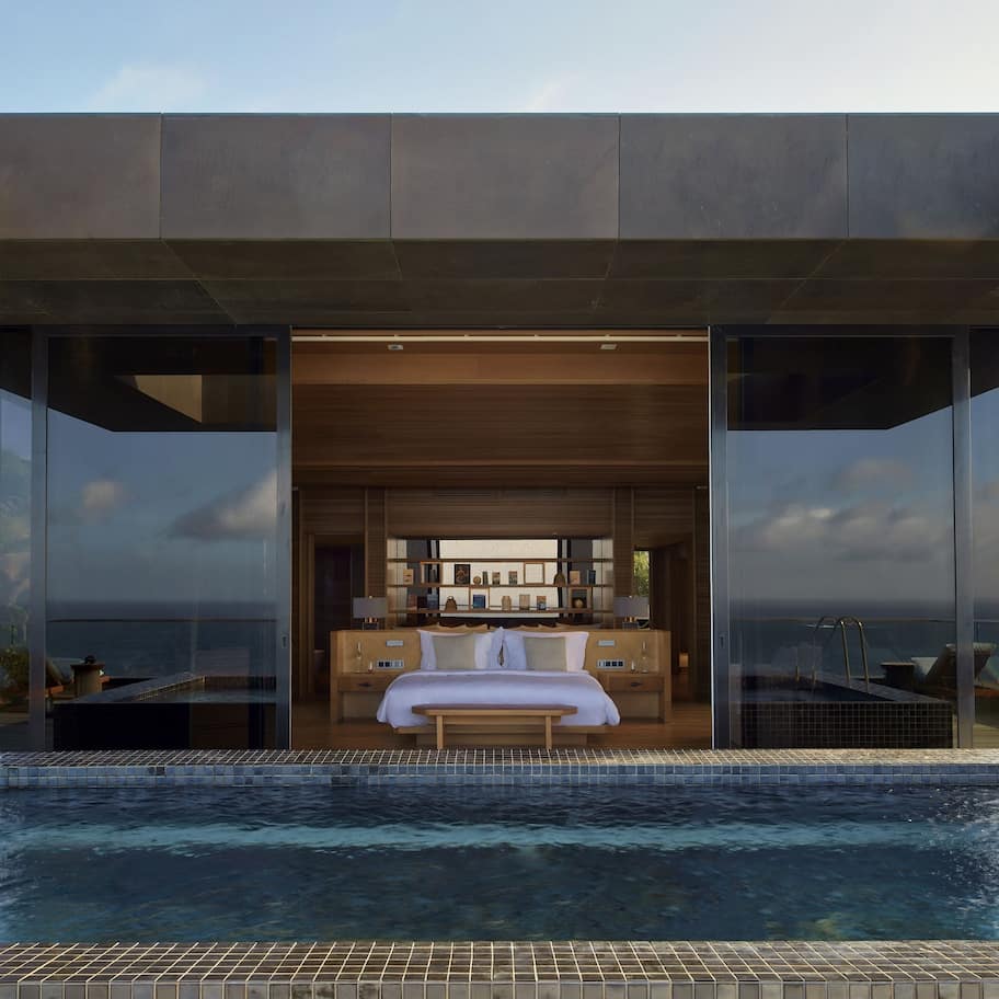 奢华别墅, 4 间卧室, 简易厨房, 海洋景观 | 高档床上用品、迷你吧、客房内保险箱、特色家居