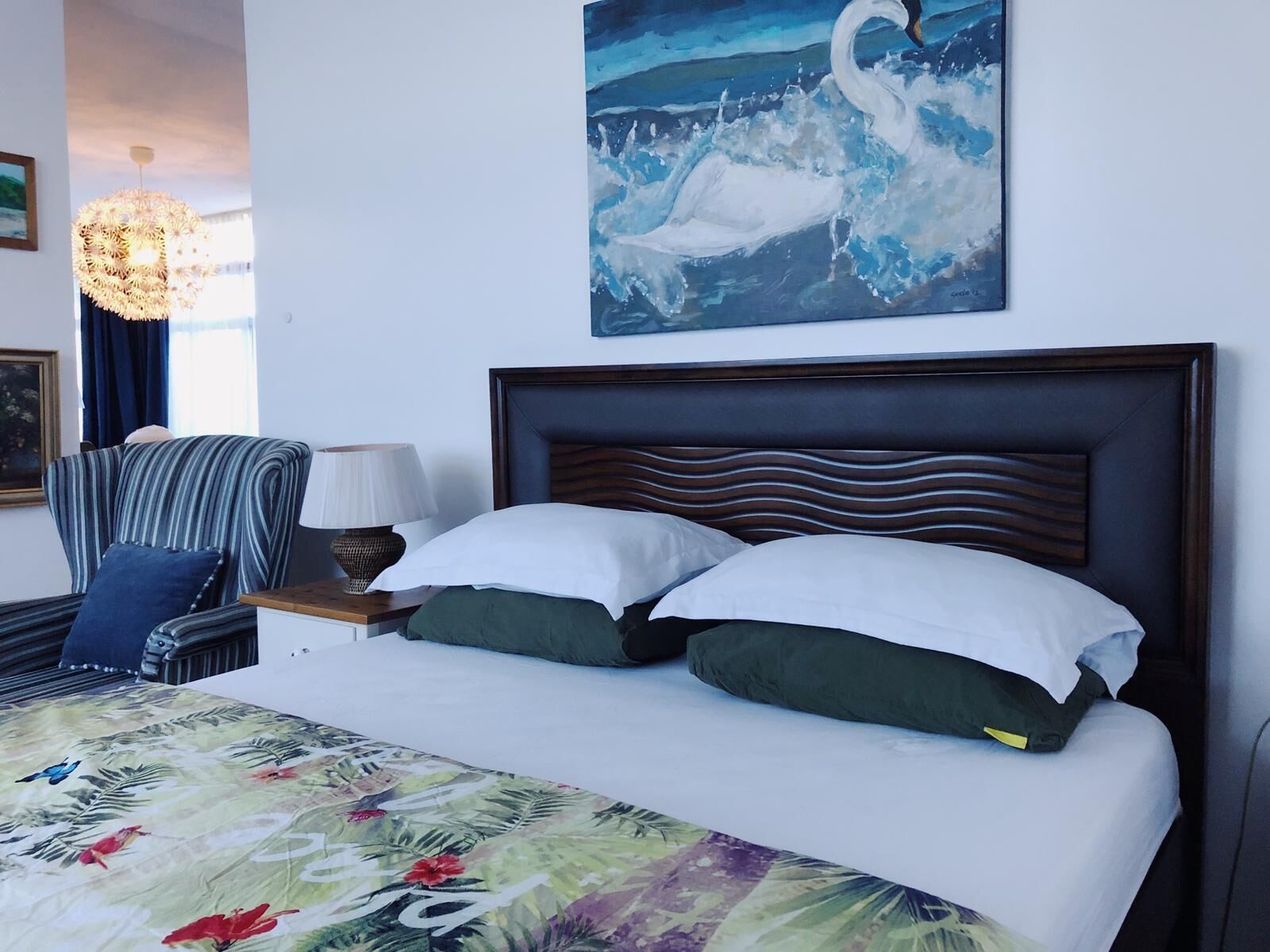 exclusive studio suite, city view | premium bedding, blackout curtains, iron/ironing board, free wifi