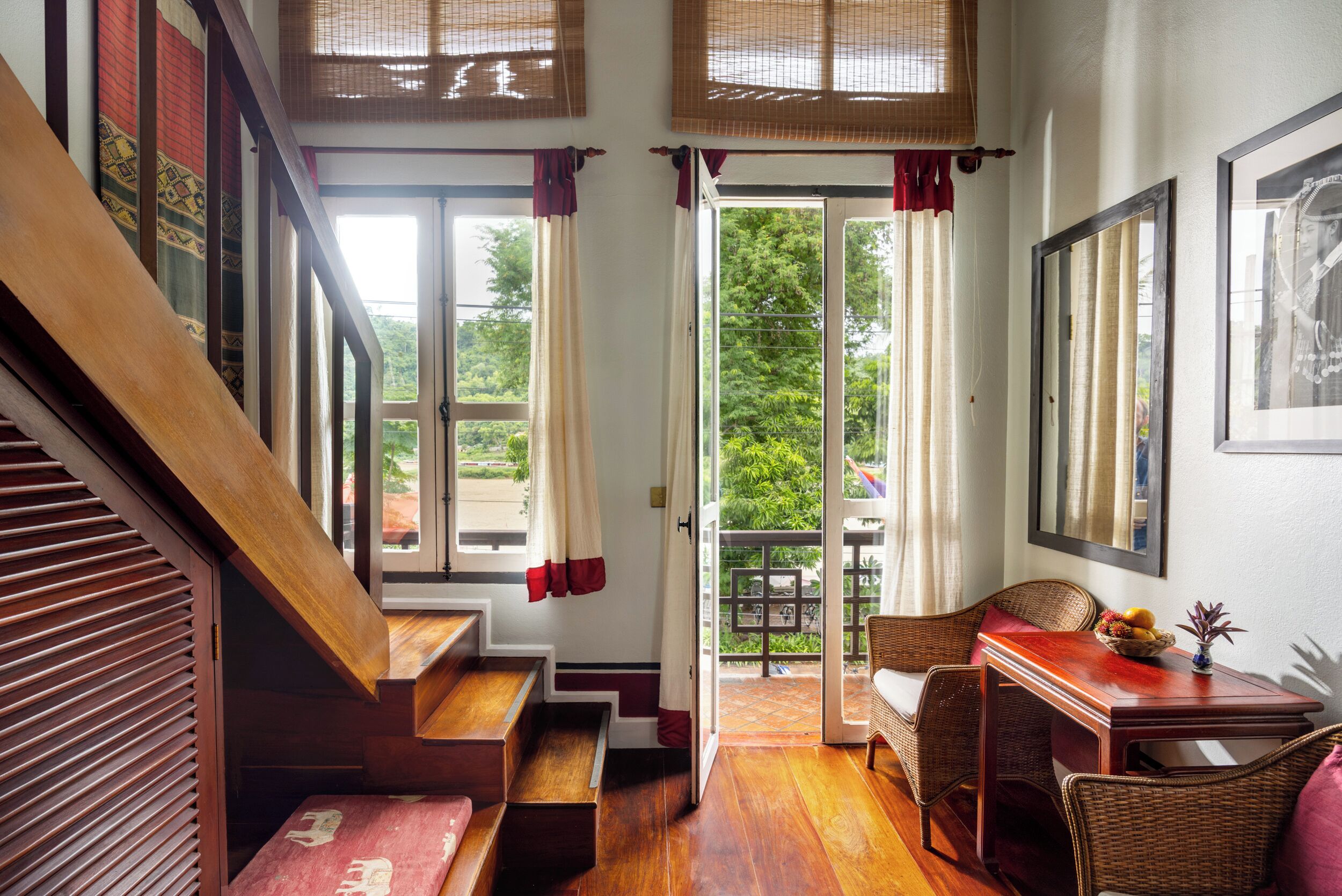 Chambre, balcon (Maisonettes) | Vue de la chambre