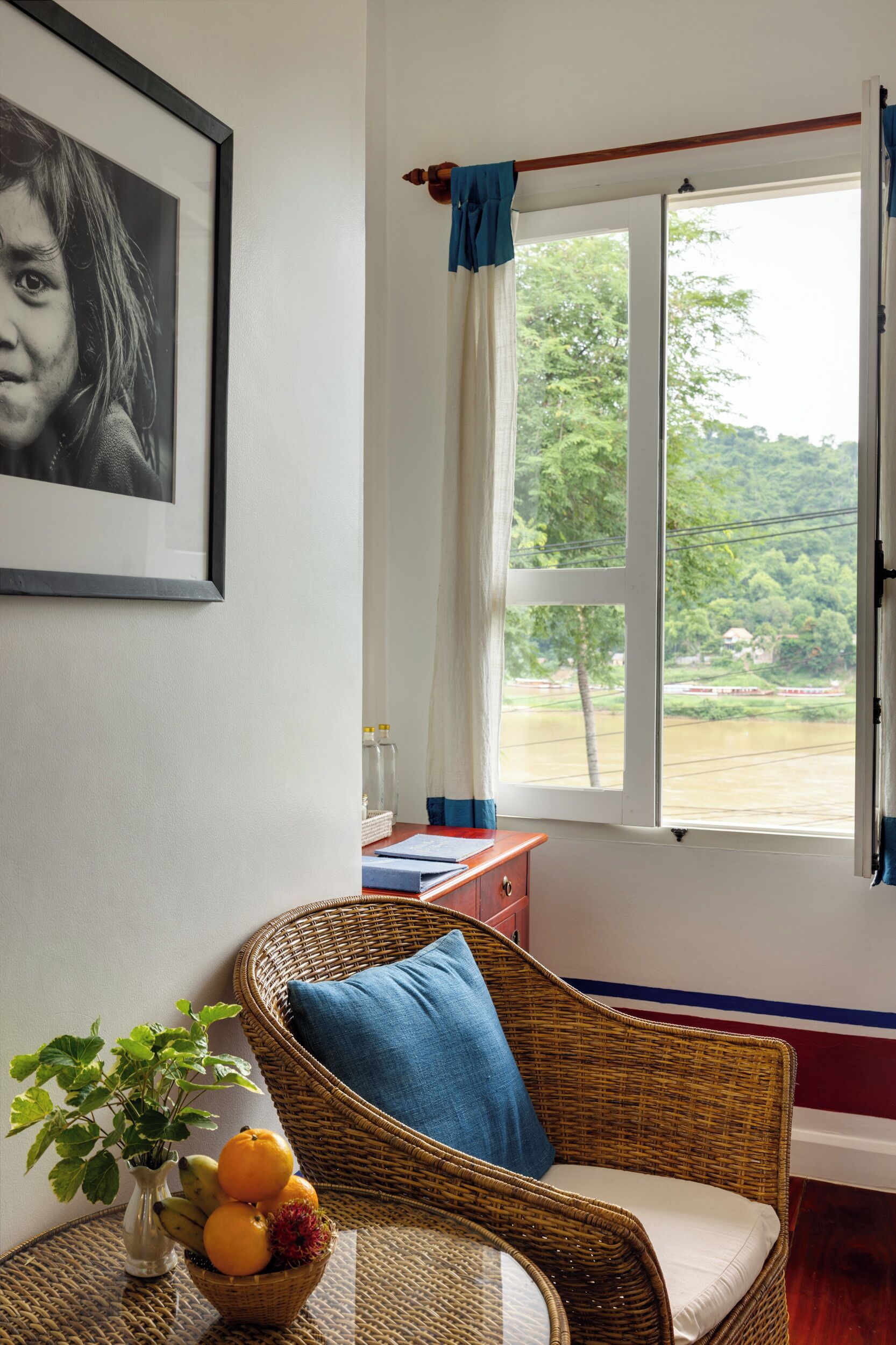 Uitzicht vanuit de kamer