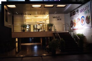 Front of property - evening/night