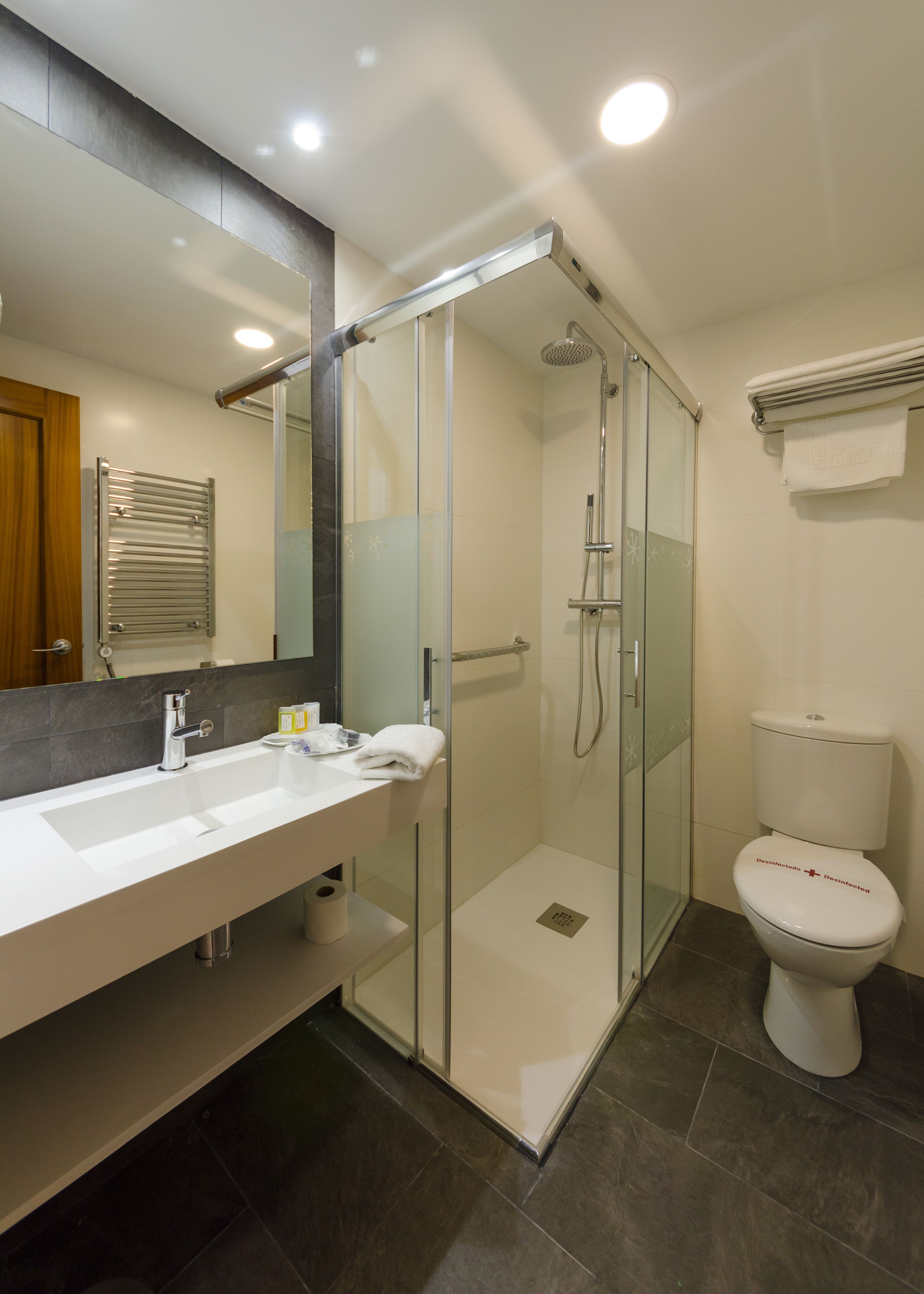 single room | bathroom | free toiletries, hair dryer, towels