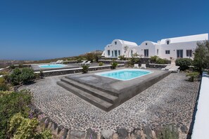 2 Bedroom Villa M, Private Pool Sea View | Terrace/patio - Ananda Retreat (Santorini)