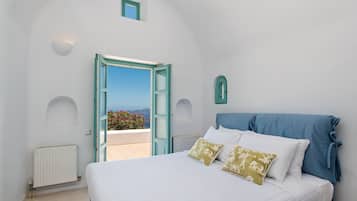 2 Bedroom Villa T, Private Pool Sea View | Sengetøy av topp kvalitet, safe på rommet og lydisolert