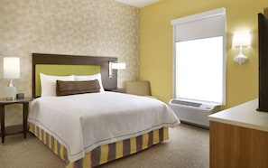 In-room safe, desk, laptop workspace, blackout drapes