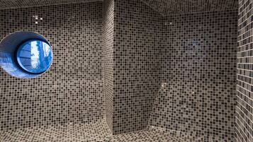 Sauna, hot tub, steam room, body treatments, hot stone massages