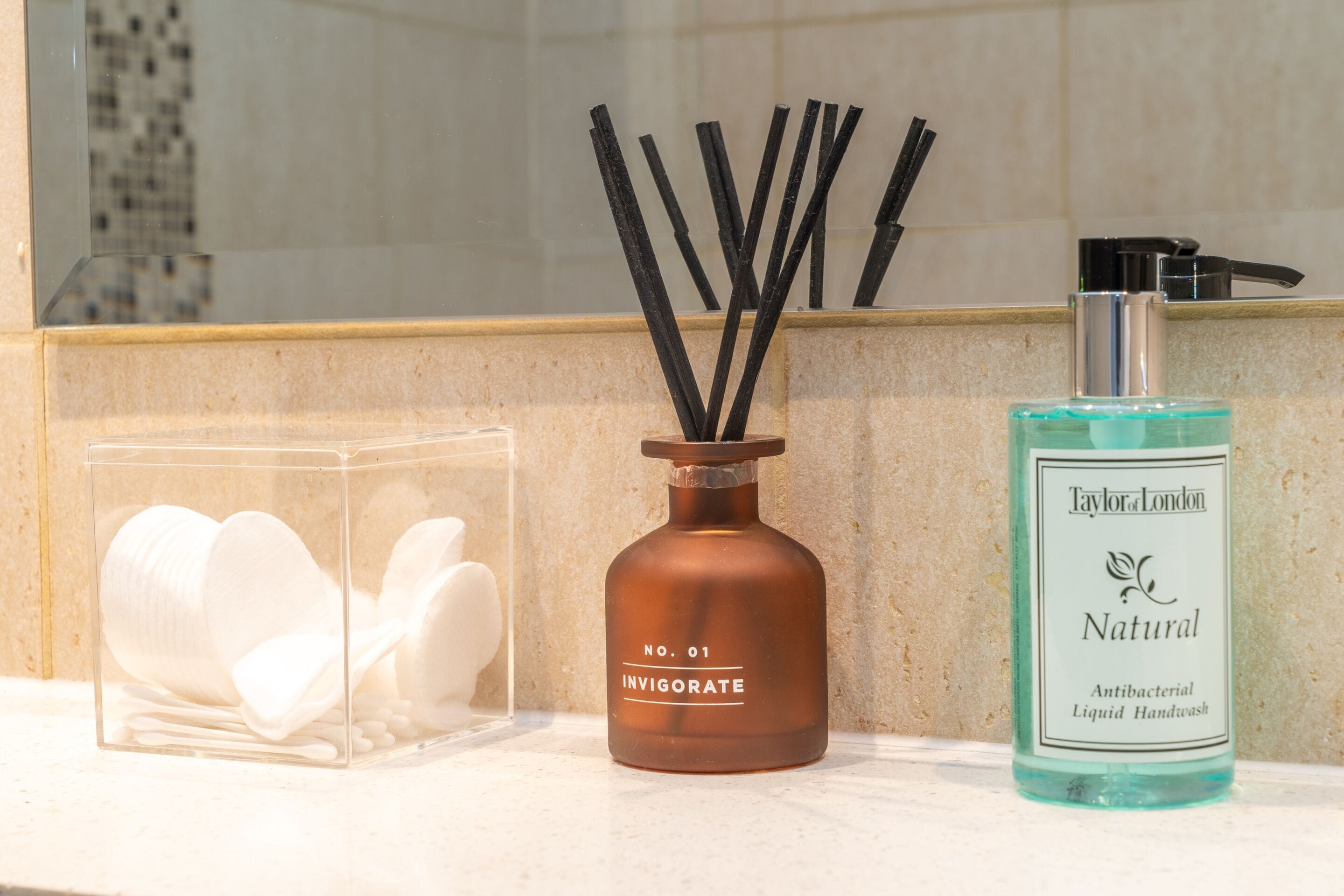 free toiletries, hair dryer, towels, soap