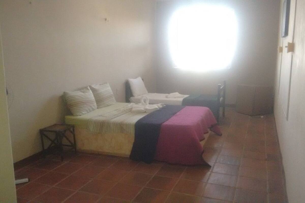 Desk, blackout curtains, rollaway beds, free WiFi