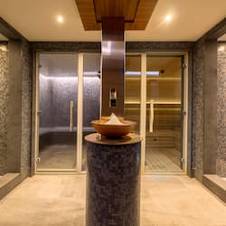 Salas para tratamentos a dois, banho turco/hammam, tratamentos corporais