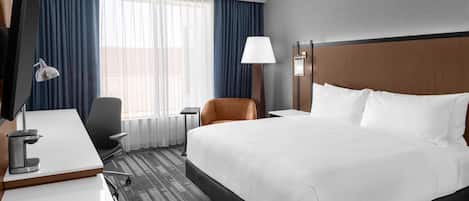 Desk, blackout curtains, iron/ironing board, free WiFi
