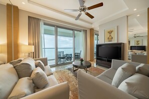 Suite, 2 habitaciones (Residence) | 1 dormitorio, sábanas de algodón egipcio, ropa de cama hipoalergénica