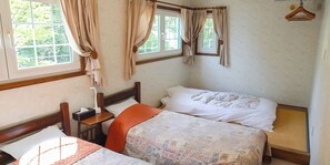 Blackout curtains, free WiFi, bed sheets - Land Haus Dancru Netz (Hakuba)