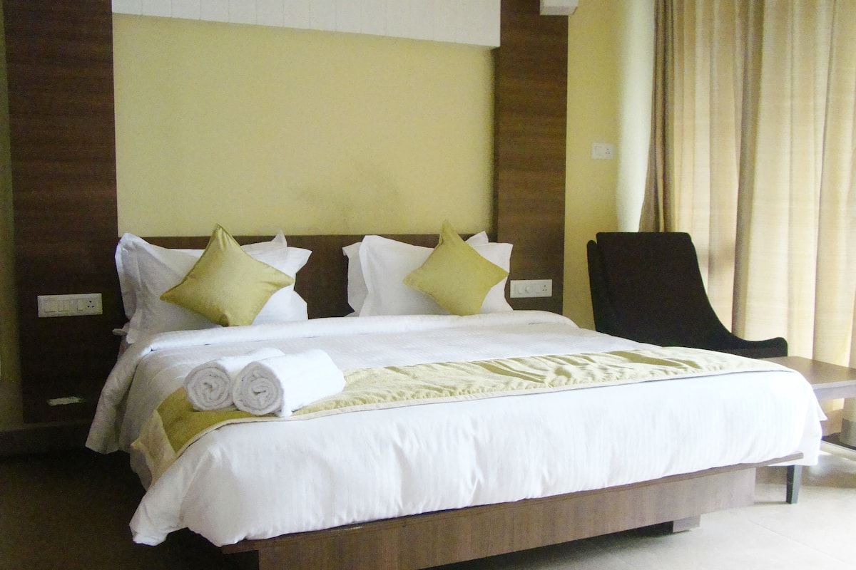 Ropa de cama de alta calidad y minibar