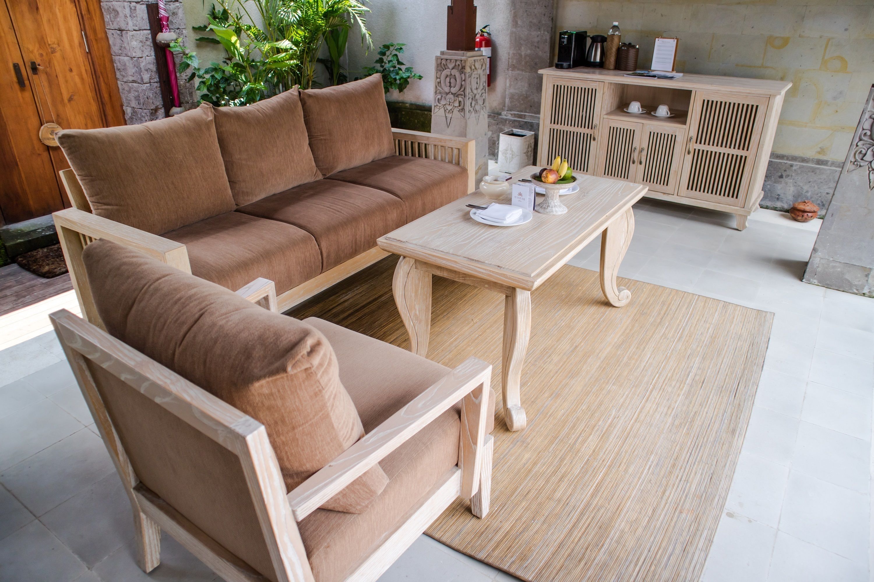 x one bedroom pool sky villa with free benefits | living area | 40-inch flat-screen tv with cable channels, tv, dvd player