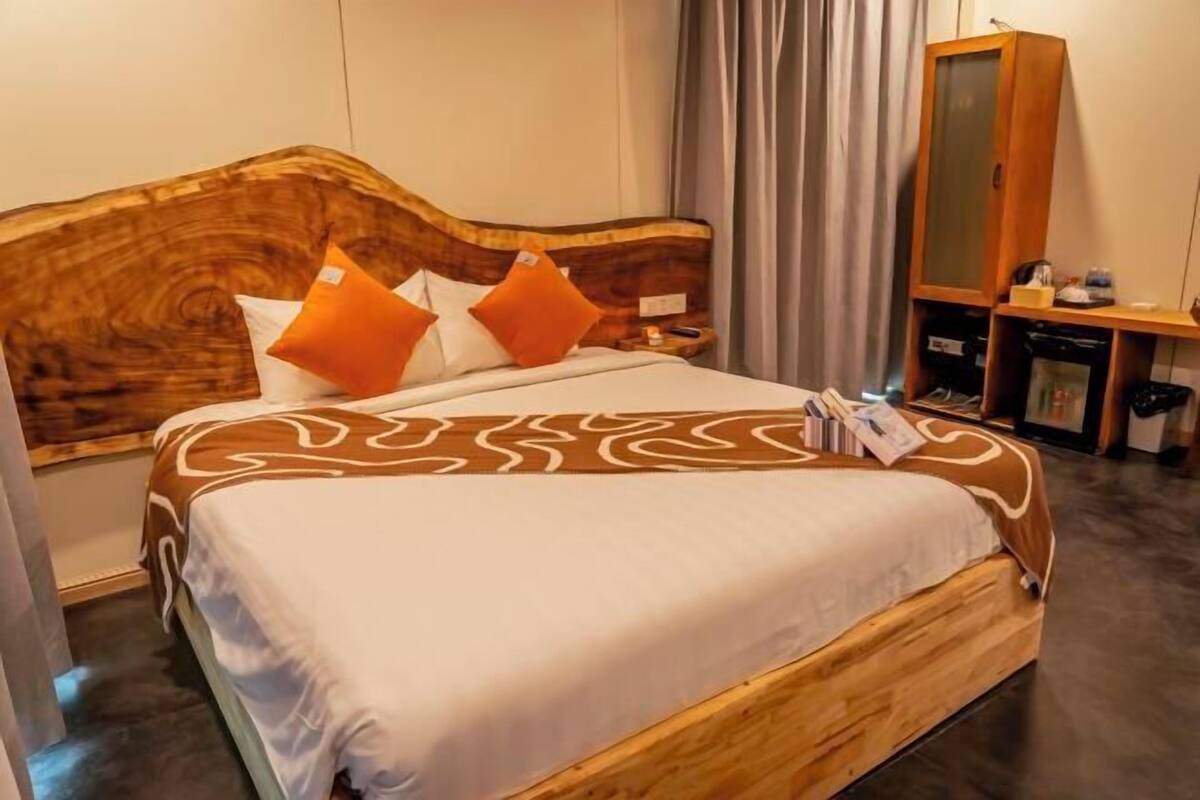 Ropa de cama de alta calidad y minibar