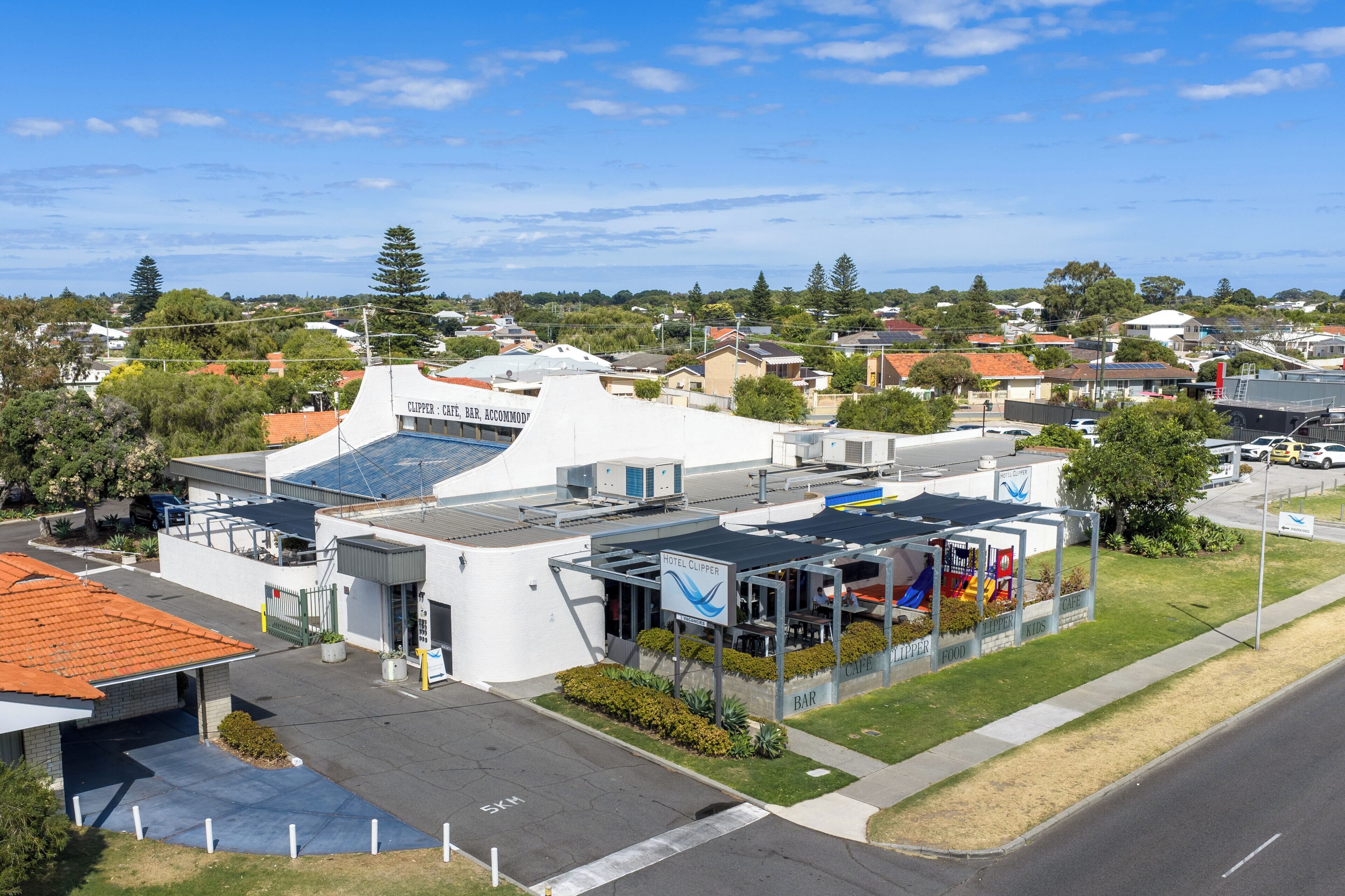 Fachada de la propiedad