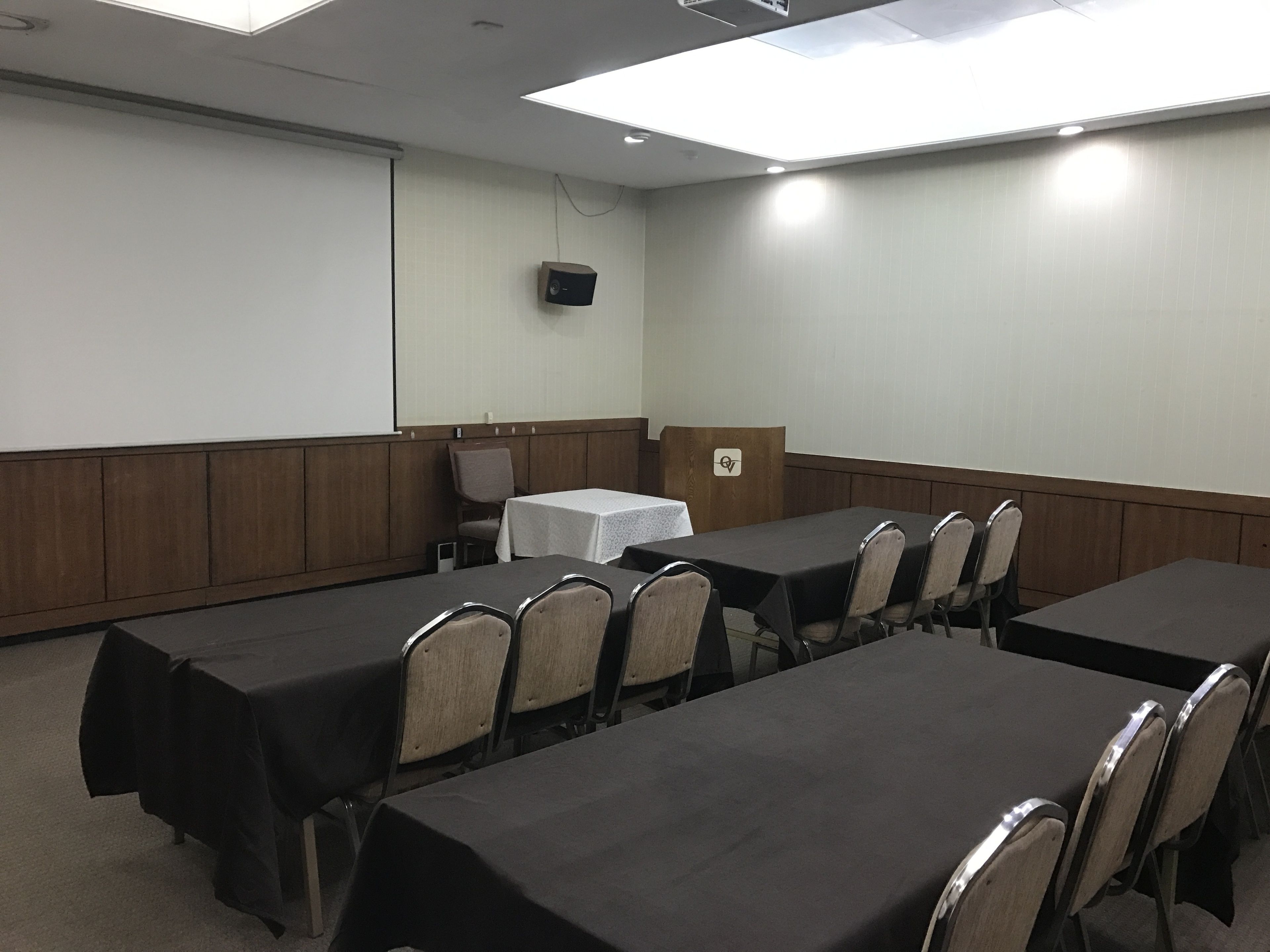 outdoor banquet area