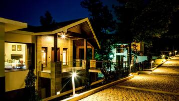 Front of property – evening/night