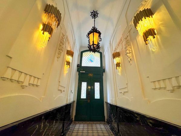 Interior entrance